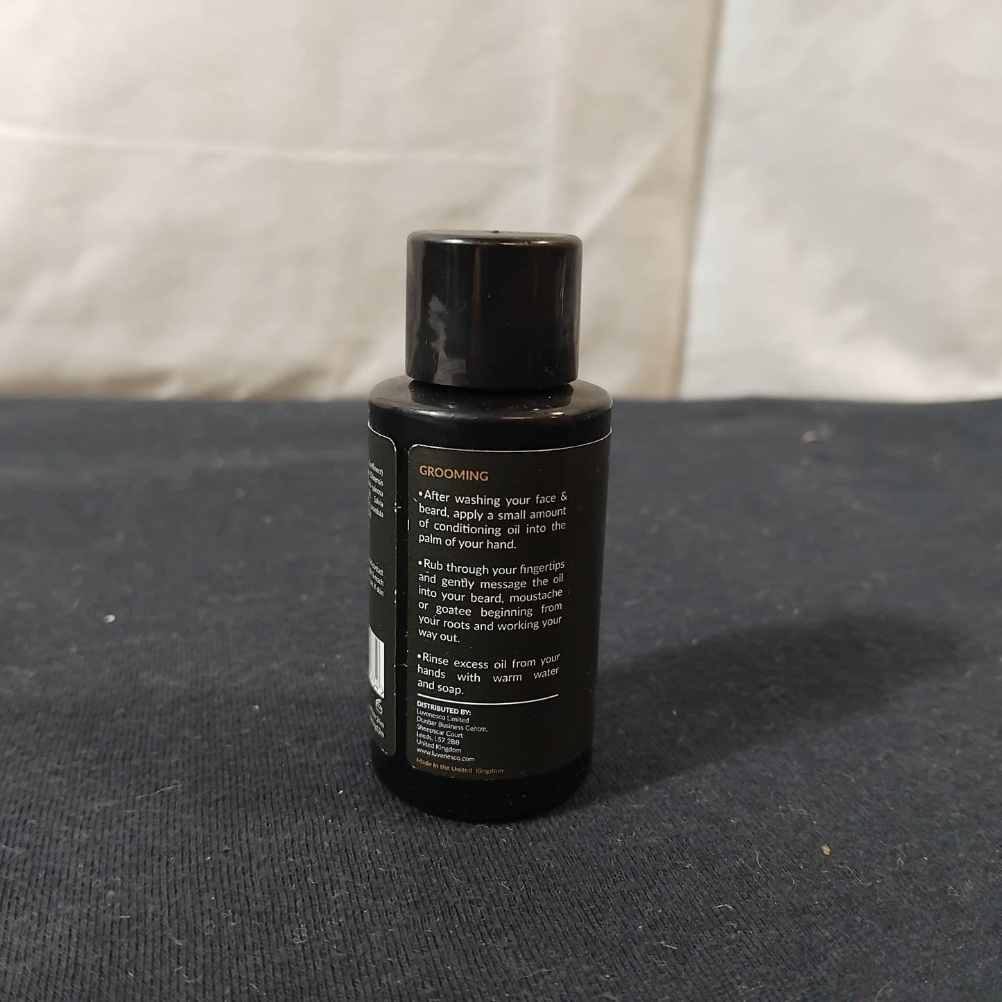 Job Lot of 12 Luvenesco Black Gold Beard Oil