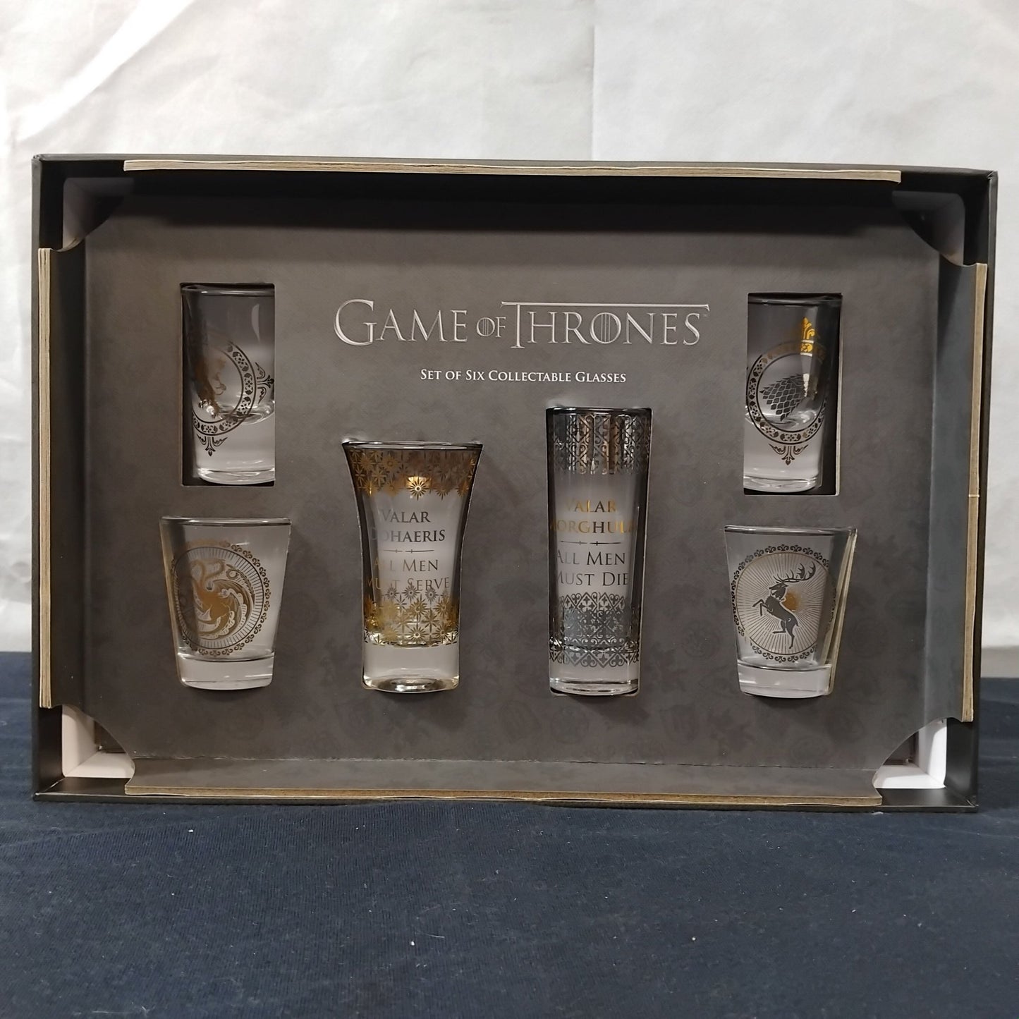 Games of Thrones set of 6 collectable Glasses - Gaita Home & Garden - Job Lot Carboot Stock