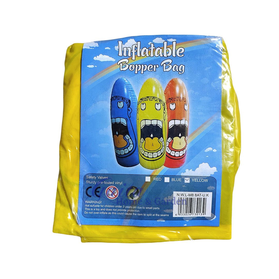 Job Lot of 12 Inflatable Aztec Bopper Bags, Assorted Colours - Gaita Home & Garden - Job Lot Carboot Stock