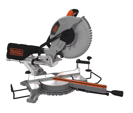 Black & Decker 254MM 2100W Corded Sliding Compound Mitre Saw (BES710-GB)