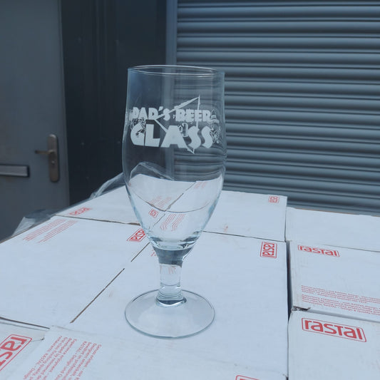 Job Lot of 12 Bier Co Dads Beer Glasses