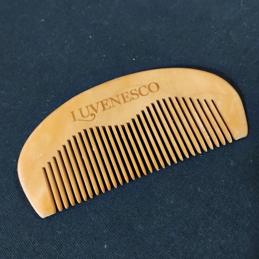 Job Lot of 12 Luvenesco Wooden Beard Combs