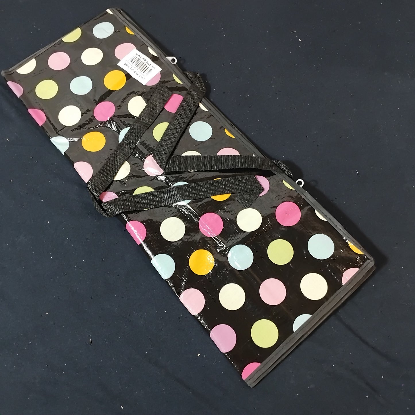 Job Lot of 12 Large 24x18" Spotted Shopping Bags