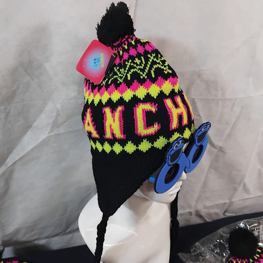 Job Lot of 12 Assorted Coloured Knitted Manchester Hats