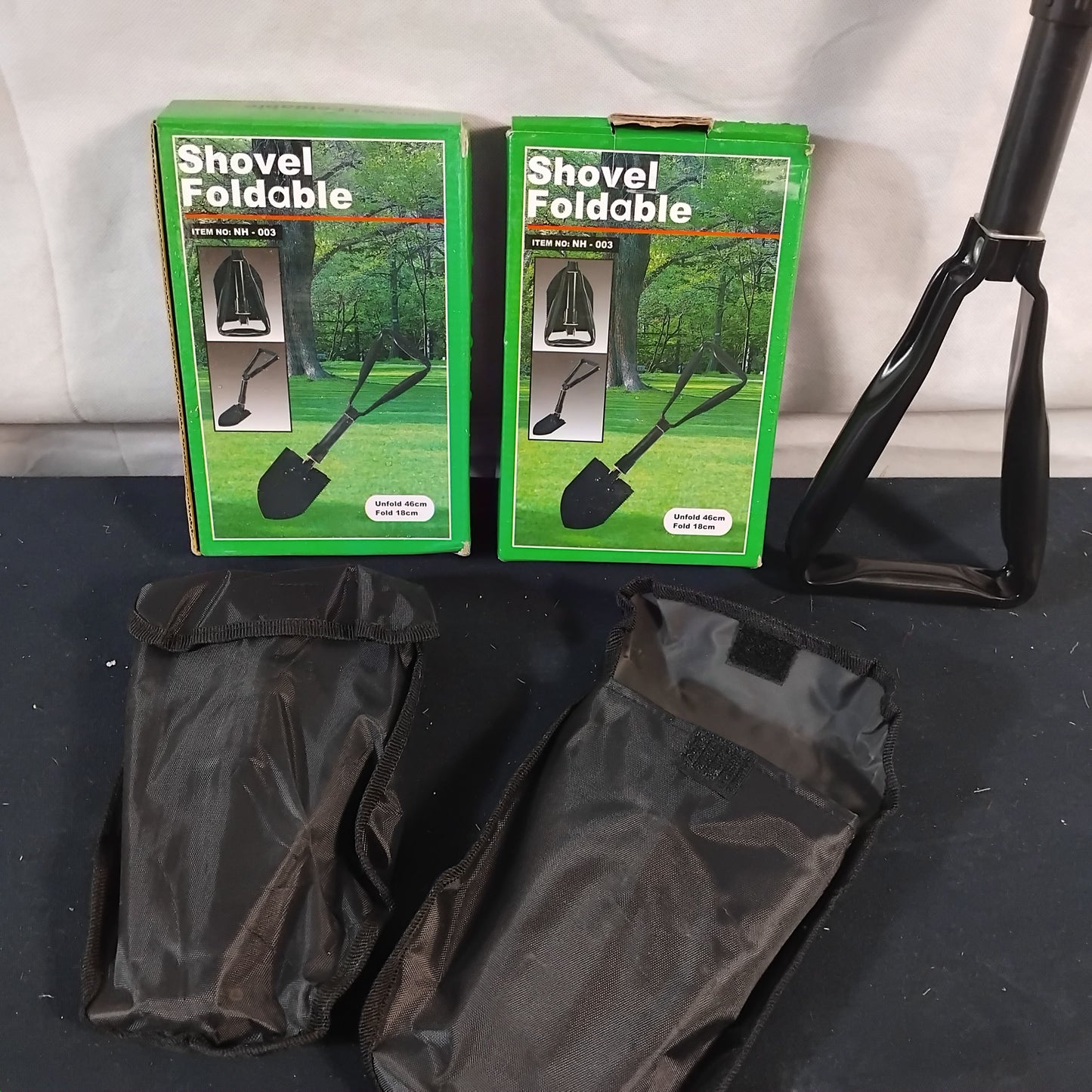 Job Lot of 12 Metal Folding Portable Spades