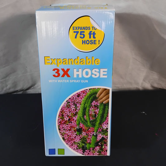 75ft Expandable Garden Hose with Water Spray Gun