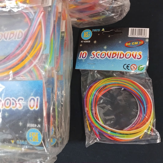Job Lot of 12 Rainbow Scoobiedoo 10 Packs