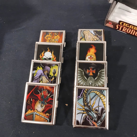 Job Lot of 12 Assorted Designs Cigarette Strong Box