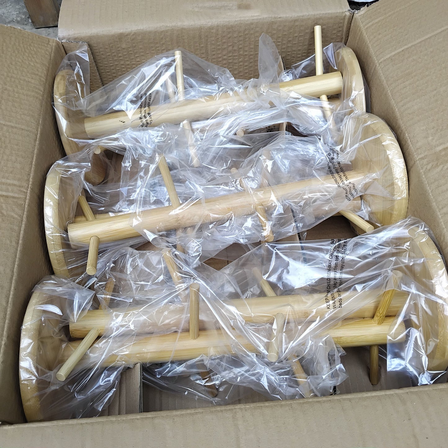 Job Lot of 12 Bamboo Mug Trees