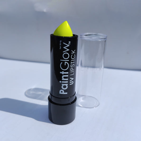 Job Lot of 12 Paint Glow UV Lipstick, Yellow