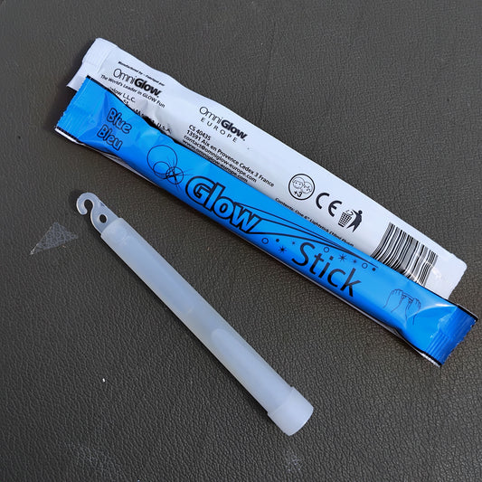 Job Lot of 12 OmniGlow Blue Glow Sticks