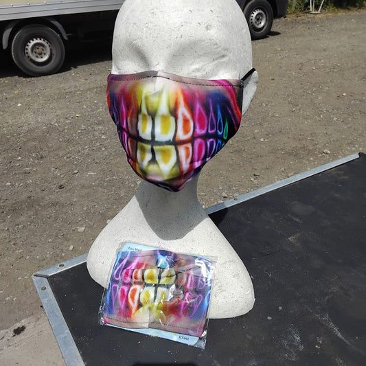 Job Lot of 12 Rainbow Skull Fashion Mask