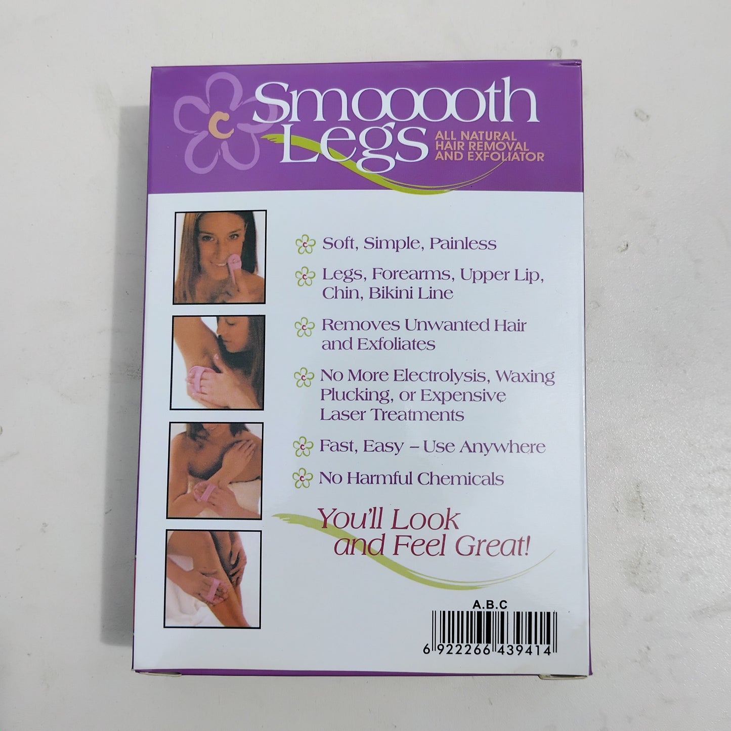 Job Lot of 12 Smooth Leg Natural Hair Removal Pads