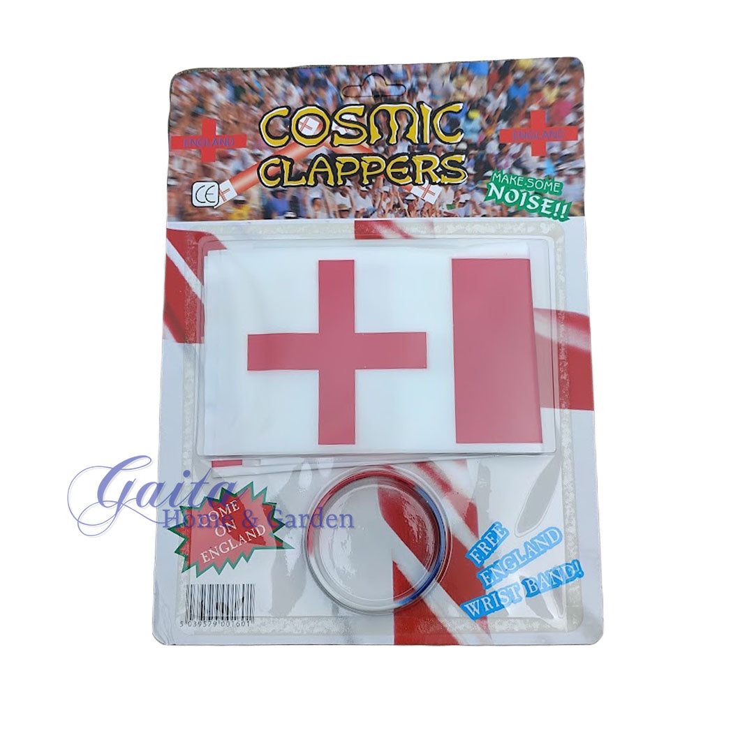 Job lot of England Cosmic Clappers & Wrist Band Gaita Home & Garden – job lot wholesale, carboot clearance stock, FBA Amazon & eBay returns 1
