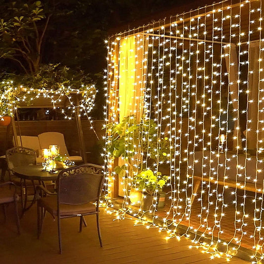 Job Lot of 12 Bighouse LED 3 Metre Curtain Lights