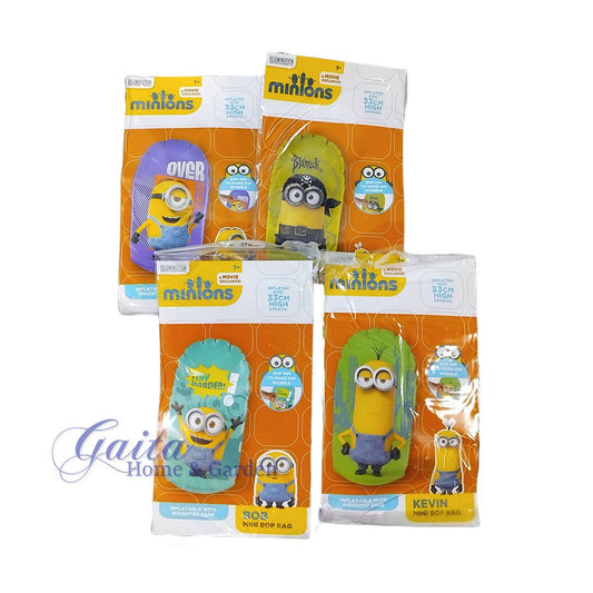 Job Lot of 12 Assorted Minions Mini Bop Bags - Gaita Home & Garden - Job Lot Carboot Stock