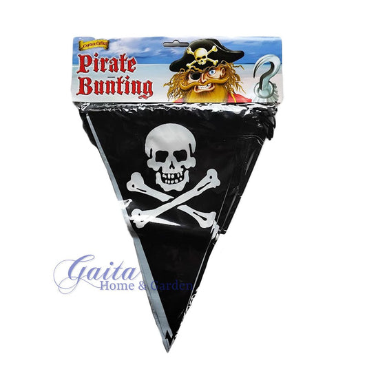 Job Lot of 12 Pirate Flag Party Bunting - Gaita Home & Garden - Job Lot Carboot Stock